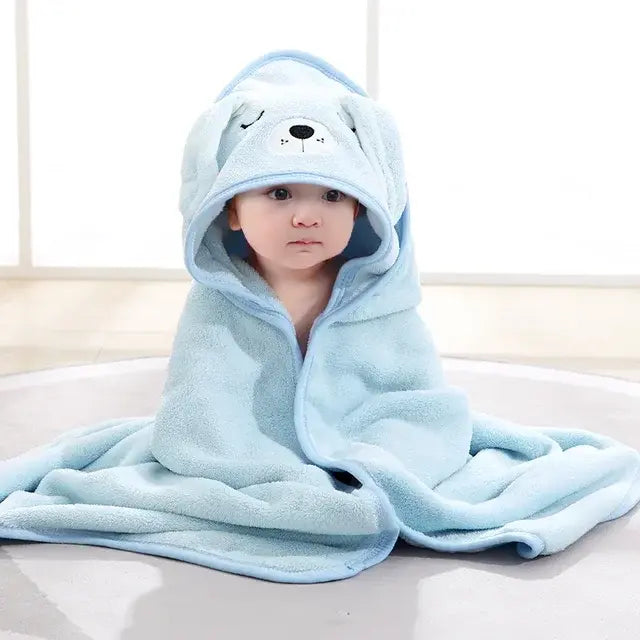 Cartoon Baby Bath Towels Soft Newborn