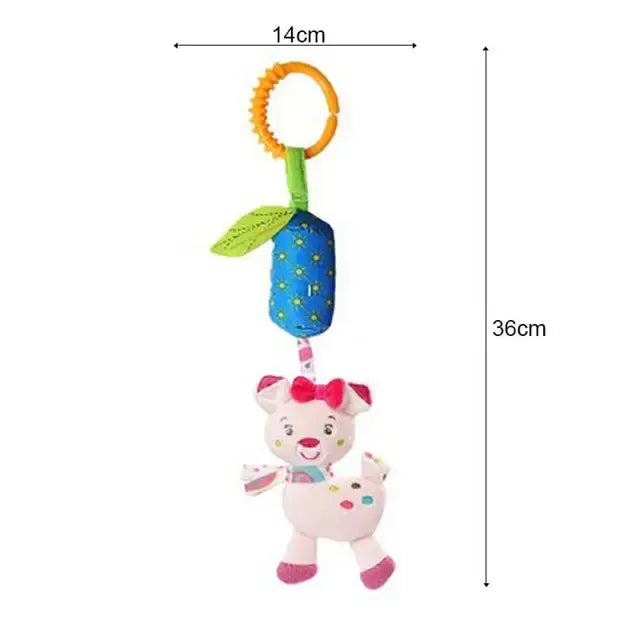 12 Styles Available, Baby Stroller, Hanging Bell, Plush, Baby color label, Bed packaging, cartoon multifunctional bed packaging