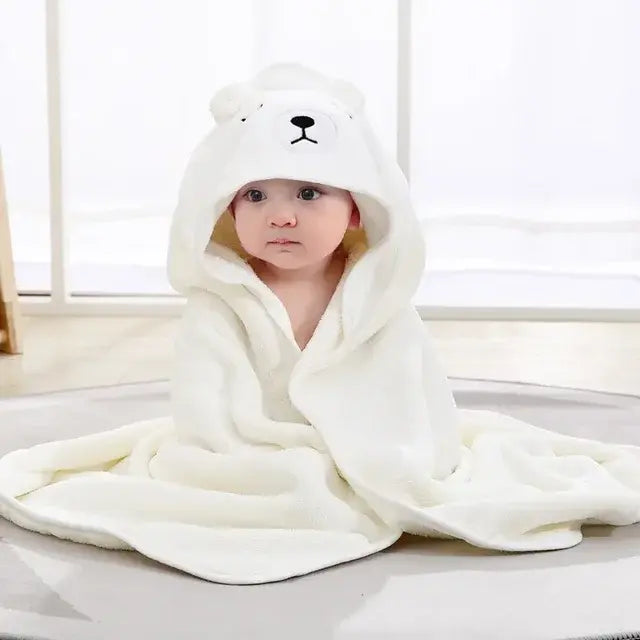 Cartoon Baby Bath Towels Soft Newborn