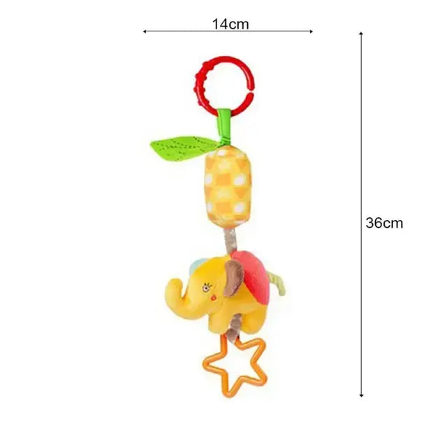 12 Styles Available, Baby Stroller, Hanging Bell, Plush, Baby color label, Bed packaging, cartoon multifunctional bed packaging